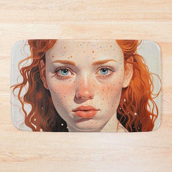 Item preview, Girl with wavy hair designed and sold by abmkf.