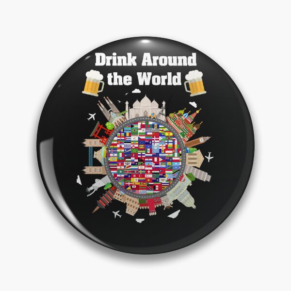 Item preview, Drink Beer around the World Tour designed and sold by ChrisFeil.