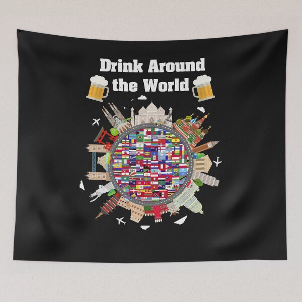 Item preview, Drink Beer around the World Tour designed and sold by ChrisFeil.