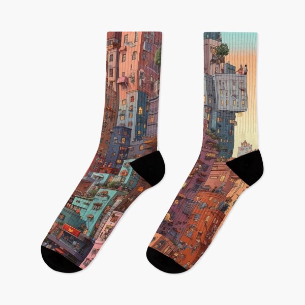 Item preview, Big City Life Illustration. Colourful Urban Art. 3 designed and sold by YOTA-ART.