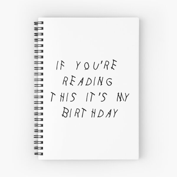 Item preview, If You're Reading This It's My Birthday designed and sold by anekahearts.