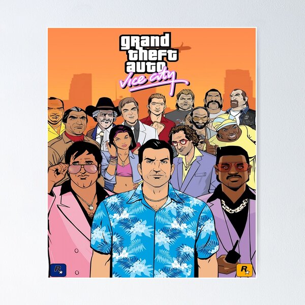 GTA V Poster - Lester - Grand Theft Auto Full Colour Vector Poster  Collection