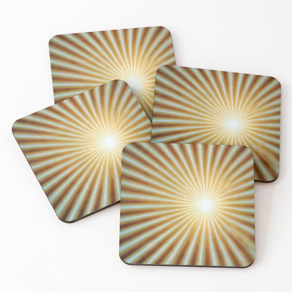 Item preview, Golden colour interference pattern designed and sold by AlfredSSikula.
