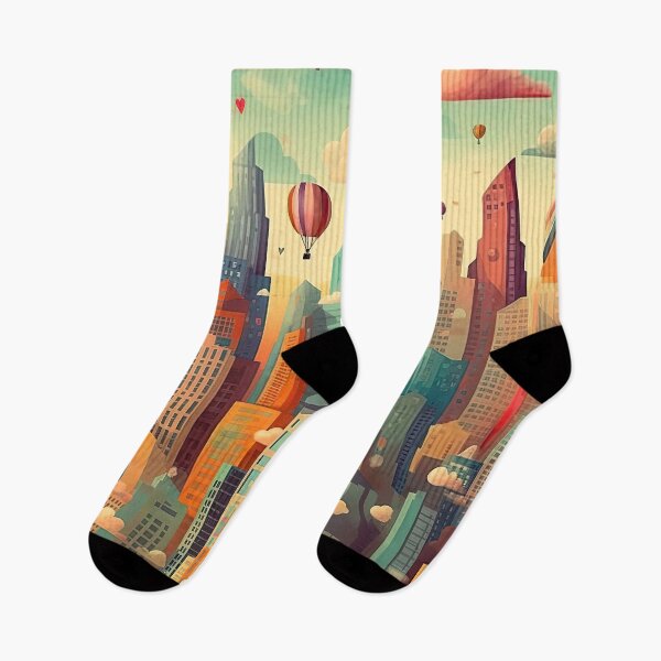 Item preview, Big City Life Illustration. Colourful Urban Art. 4 designed and sold by YOTA-ART.