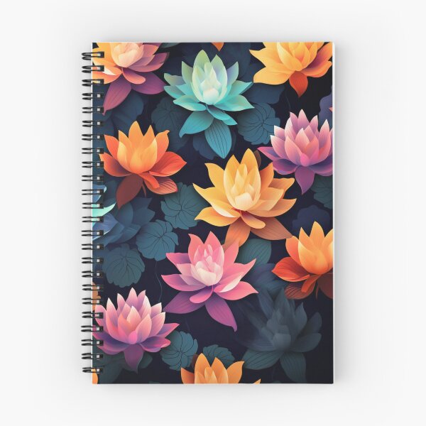 Item preview, Colorful Water Lilies  designed and sold by Myra365Art.