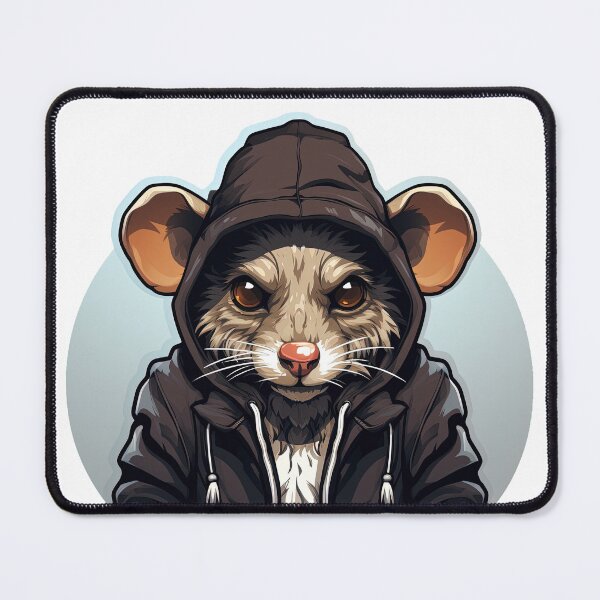 Item preview, Cool Rat in casual clothing designed and sold by Sidewayanimals.