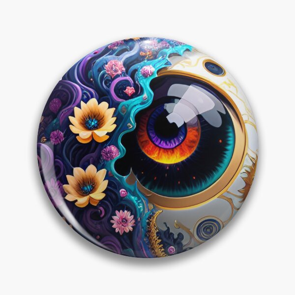 Item preview, Giant eye in flowers designed and sold by MadinaFatt.