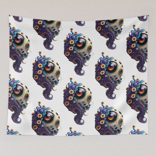 Item preview, Giant eye in flowers designed and sold by MadinaFatt.
