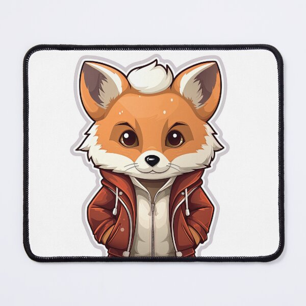 Item preview, Cool Red fox in casual clothing designed and sold by Sidewayanimals.
