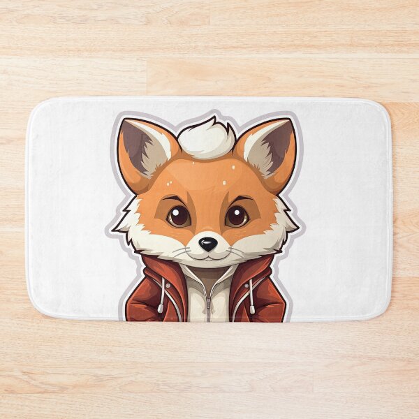 Item preview, Cool Red fox in casual clothing designed and sold by Sidewayanimals.