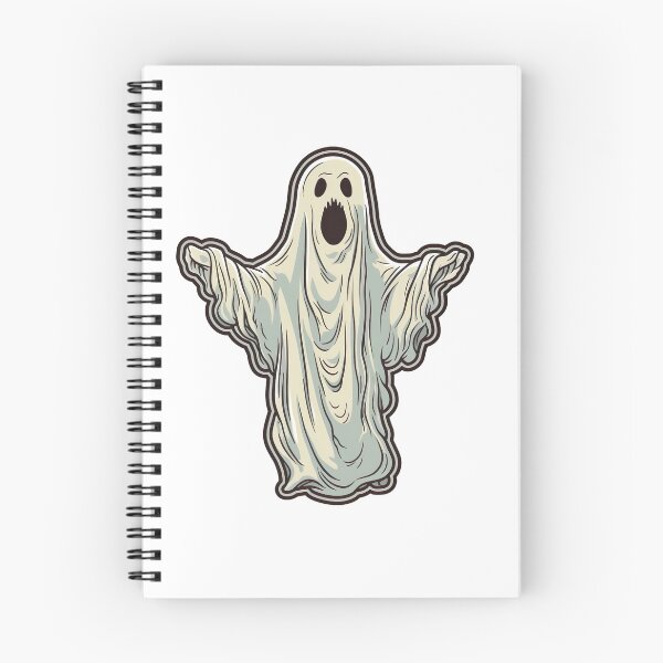 Aperçu de l'œuvre Fantôme d'Halloween créée et vendue par InkCreato.