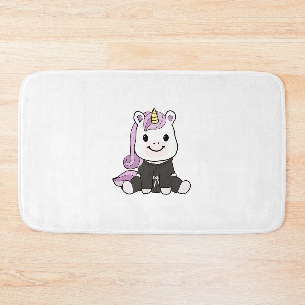 Item preview, Jiu Jitsu white belt unicorn designed and sold by ArtistryByColls.