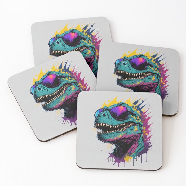 Item preview, Cool T-Rex with sunglasses Rexi Cool designed and sold by Ecmoprints.