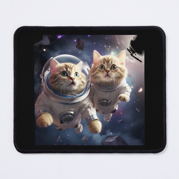 Item preview, Cats in space blue, cat in outer space, cats in space and other places, first cat in space,  designed and sold by Mateusz Majcherek.
