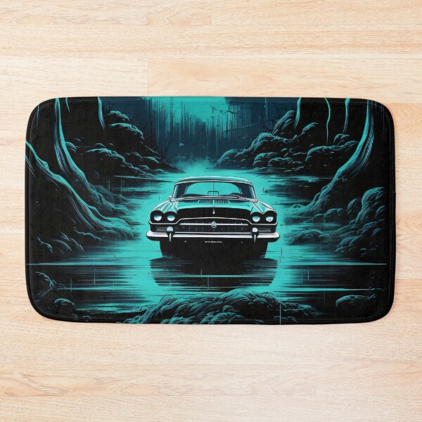 Item preview, Abanded Car On A Forest Road - Halloween Spooky designed and sold by liminal-concept.