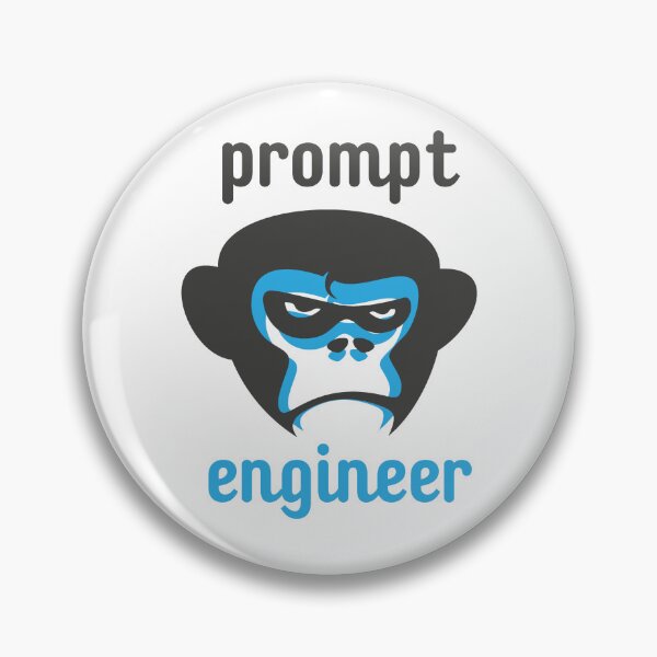 Item preview, artificial intelligence prompt engineer chimp  designed and sold by CleanDecor.