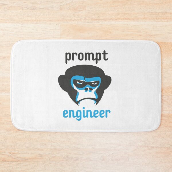 Item preview, artificial intelligence prompt engineer chimp  designed and sold by CleanDecor.