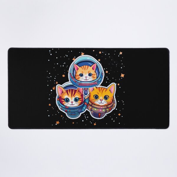 Item preview, Cats in space blue, cat in outer space, cats in space and other places, first cat in space, designed and sold by Mateusz Majcherek.