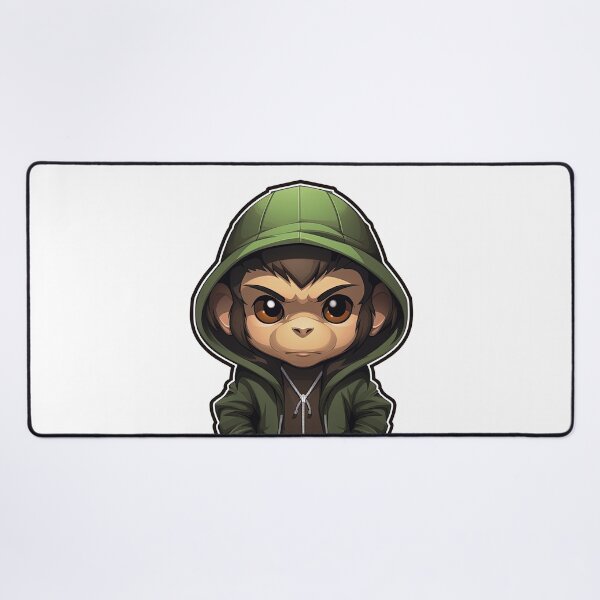 Item preview, Cool Rhesus Monkey in casual clothing designed and sold by Sidewayanimals.