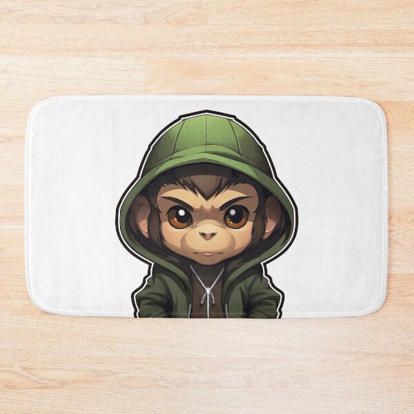 Item preview, Cool Rhesus Monkey in casual clothing designed and sold by Sidewayanimals.