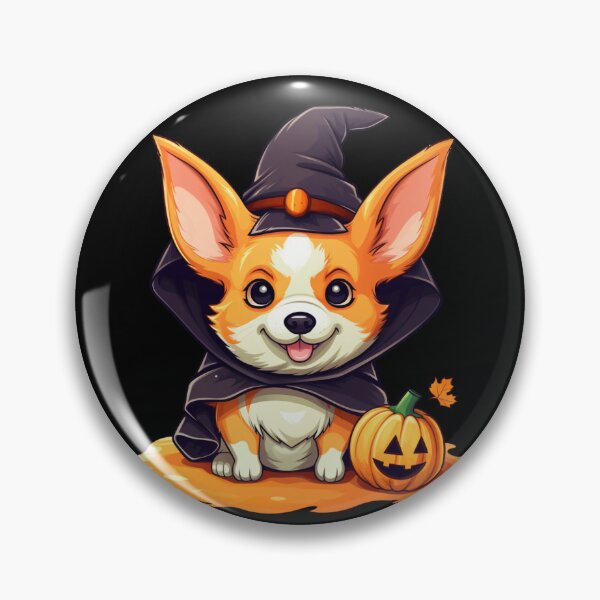 Item preview, Pumpkin Corgi Halloween Cute Corgi in Pumpkin Costume designed and sold by ArtFromBeyond.