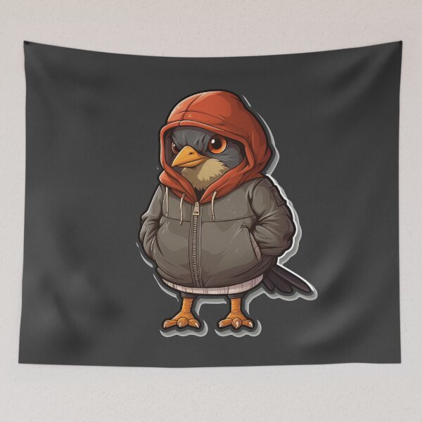 Item preview, Cool Robin in casual clothing designed and sold by Sidewayanimals.