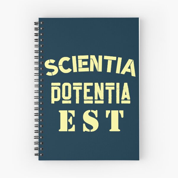 Item preview, Latin aphorism: Scientia Potentia  Est (Knowledge is power) designed and sold by artbleed.