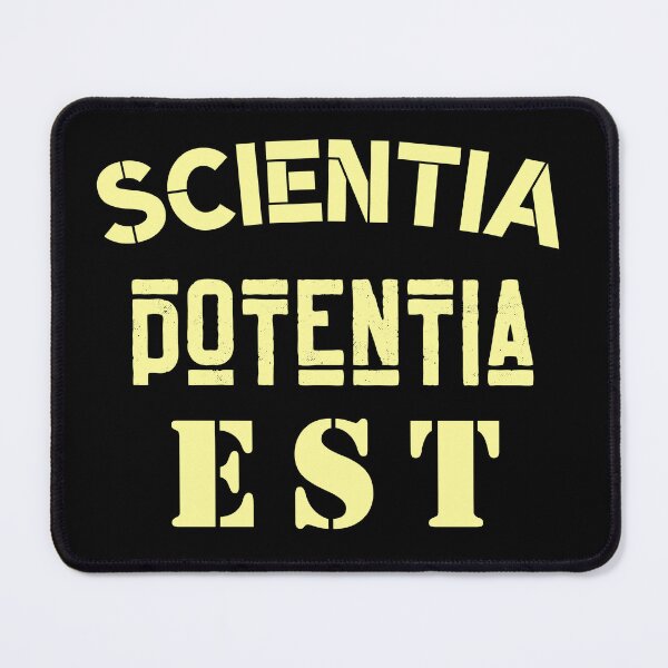 Item preview, Latin aphorism: Scientia Potentia  Est (Knowledge is power) designed and sold by artbleed.
