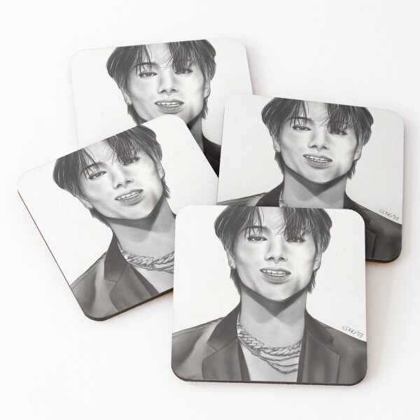 Item preview, Wooyoung Ateez - Portrait designed and sold by marcoedge-art.