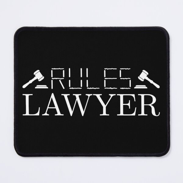 Item preview, Rules Lawyer designed and sold by Amarentia.