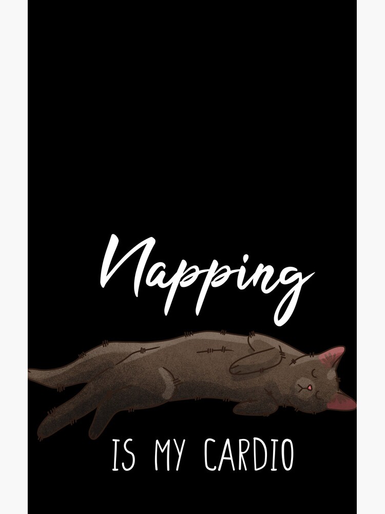 Thumbnail 4 of 4, Samsung Galaxy Phone Case, Napping is my cardio - Chocolate British Cat designed and sold by FelineEmporium.