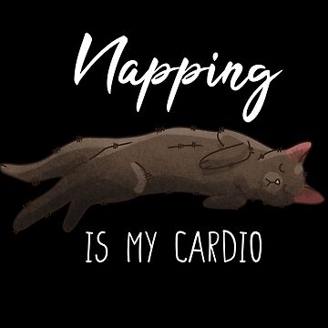Artwork thumbnail, Napping is my cardio - Chocolate British Cat by FelineEmporium