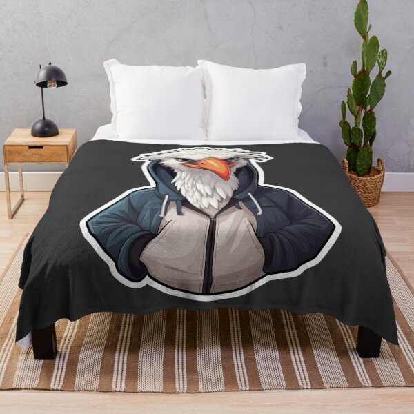 Item preview, Cool Secretary Bird in casual clothing designed and sold by Sidewayanimals.