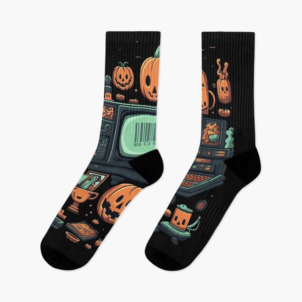 Item preview, Geeky Halloween Retro TV Playstation Gamer DJ Funny Spooky design  designed and sold by Cybermariko.