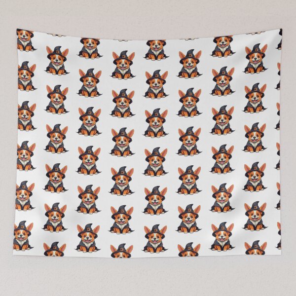 Item preview, Pumpkin Corgi Halloween Cute Corgi in Pumpkin Costume designed and sold by ArtFromBeyond.