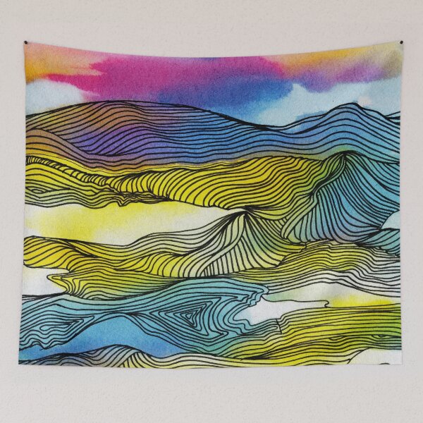 Item preview, Vintage landscape designed and sold by JJLosh.