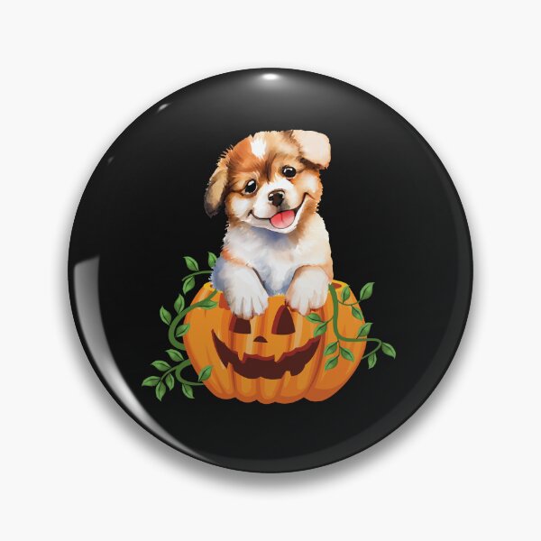 Item preview, Cute dog in funny halloween pumpkin designed and sold by MK1FashionHub.