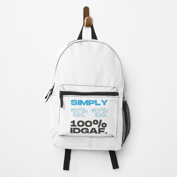 Item preview, Simply IDK. IDC. IDGAF. text designed and sold by CleanDecor.
