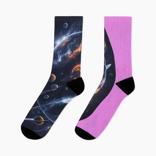 Item preview, Planets in the Galaxy (Pink) designed and sold by AmaziaCo.