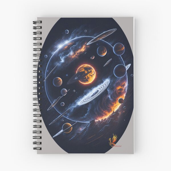 Item preview, Planets in the Galaxy (Grey) designed and sold by AmaziaCo.