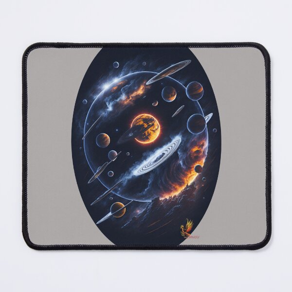 Item preview, Planets in the Galaxy (Grey) designed and sold by AmaziaCo.