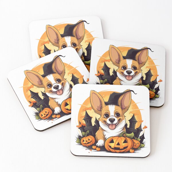 Item preview, Pumpkin Corgi Halloween Cute Corgi in Pumpkin Costume designed and sold by ArtFromBeyond.