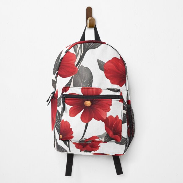 Item preview, Red Flowers of Nature a flower pattern design designed and sold by Rhmony.