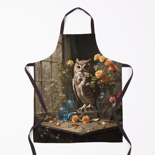 Item preview, Owl in an abandoned home designed and sold by maleksadeq.