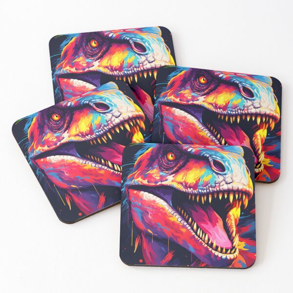 Item preview, dinosaur colorful designed and sold by AI-Only Creations.