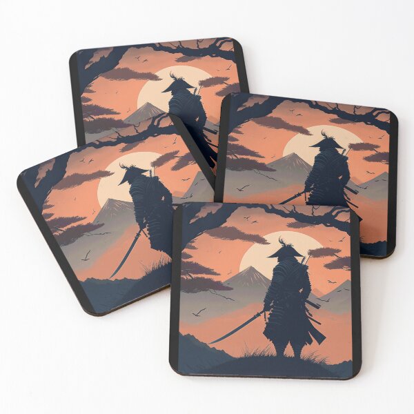 Item preview, Samurai Silhouette: Embrace the Dark Japanese Vibe designed and sold by kanjxtan.