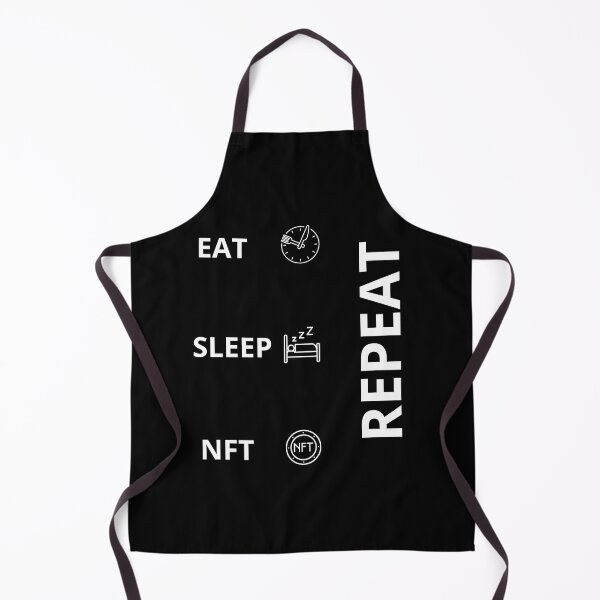 Item preview, Eat sleep nft repeat designed and sold by MK1FashionHub.