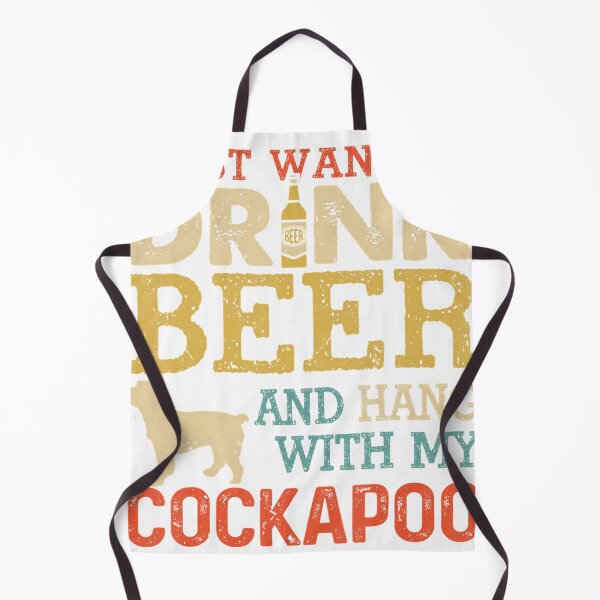 Item preview, Cockapoo Dad Drink Beer Hang With Dog Funny Men Vintage designed and sold by WeberArtFashion.