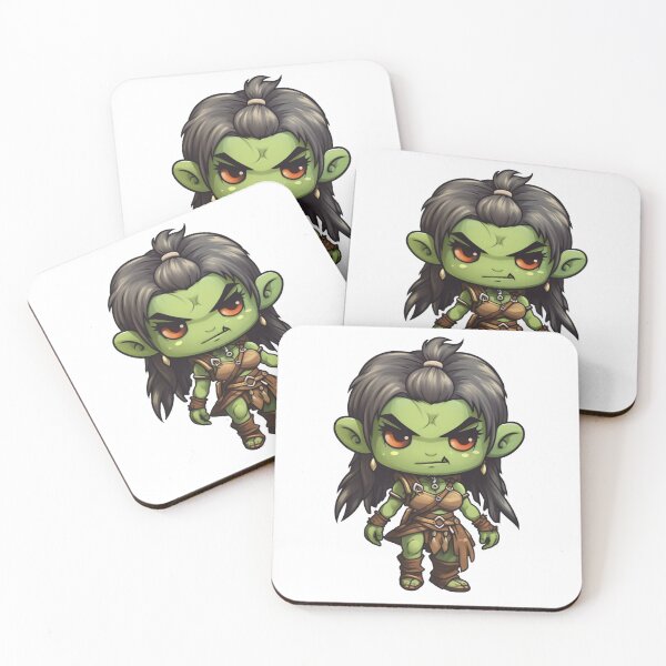 Item preview, D&D Female Orc Barbarian designed and sold by TellezStickers.