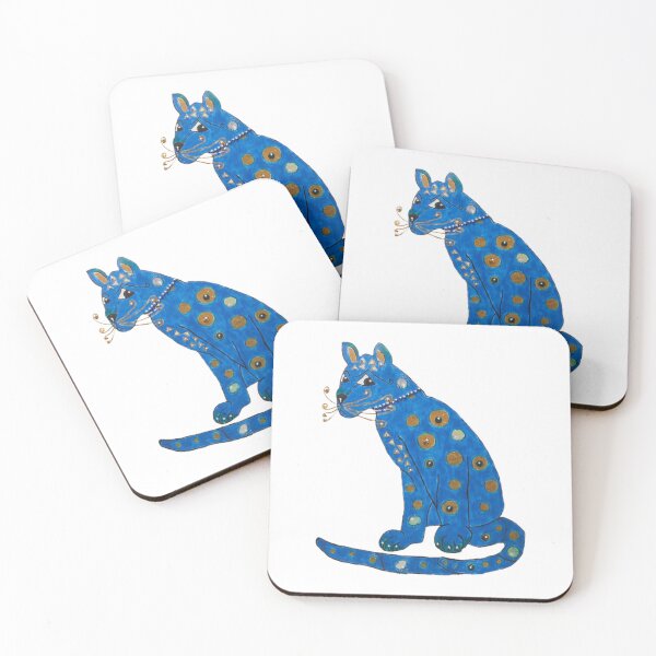 Item preview, blue cat   designed and sold by ValerieChamplin.